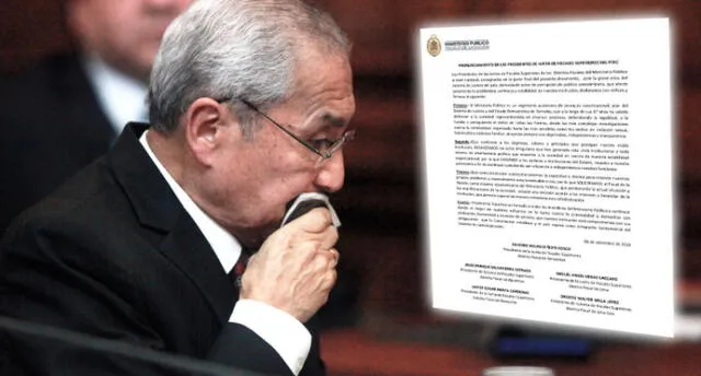Fiscales superiores piden la salida de Pedro Chávarry