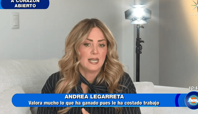 Andrea Legarreta rompe en llanto al hablar de su infancia [VIDEO]