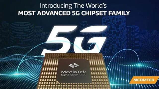 El procesador MediaTek Dimensity 800 es compatible con 5G.