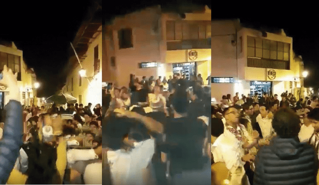 Cajamarquinos bailan en las calles tras fuerte sismo en Loreto [VIDEO]