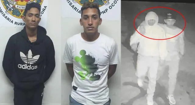 Los ciudadanos extranjeros Yonath Ortega Farfán (24) y Rafael Rodríguez Mata (28) fueron capturados por la Policía.