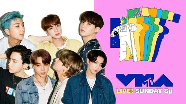 BTS debutará en el escenario de los MTV Video Music Awards 2020 este domingo 30 de agosto. Foto: composición BH
