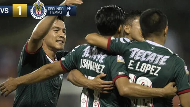 Chivas de Guadalajara venció 2 a 0 al Cibao en duelo por la Concachampions