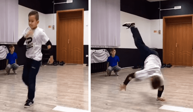 Facebook viral: niño sorprende al bailar break dance como todo un profesional [VIDEO] 