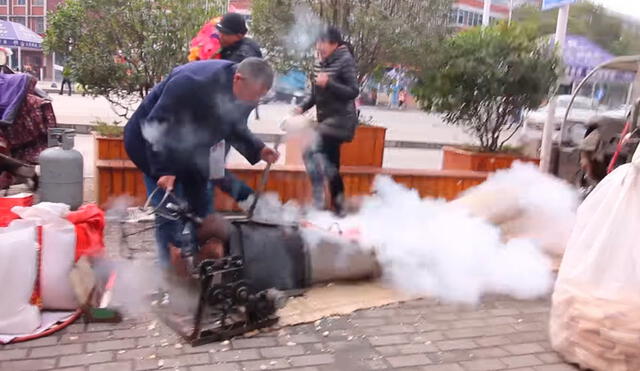 YouTube: la 'olla cañón' causa sensación en China [VIDEO]
