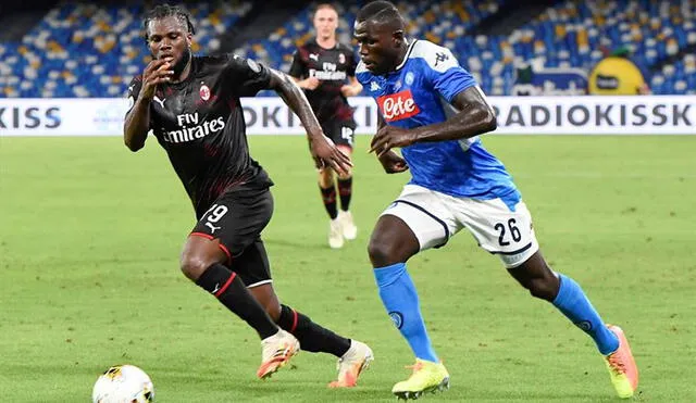 Napoli vs. Milan EN VIVO: juegan por la fecha 32 de la Serie A. Foto: EFE.