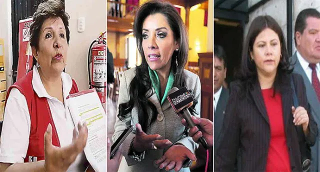 Rosario Paredes, Alejandra Aramayo y Rocío Gonzáles.