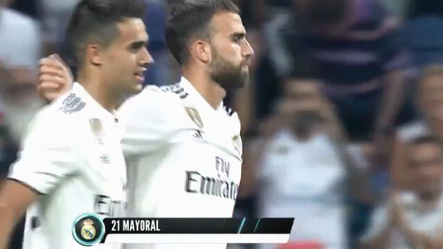 Real Madrid: Mayoral decretó el 3-1 final sobre el AC Milan por Trofeo Santiago Bernabéu [VIDEO]