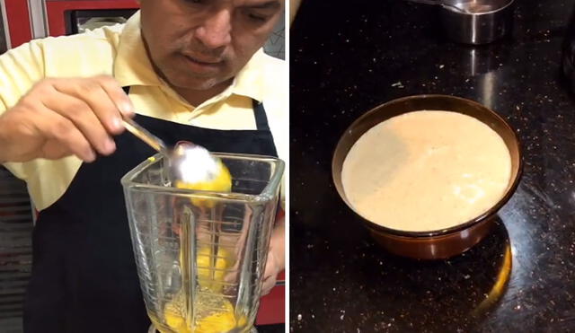 El cocinero peruano sorprendió con el simple tutorial para prepara la famosa crema. Foto: TikTok