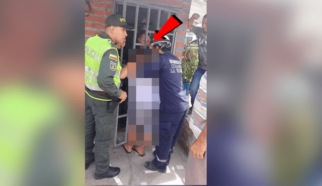 Facebook viral: Mujer atora su cabeza en una reja por ver qué hacía su vecina [FOTOS]