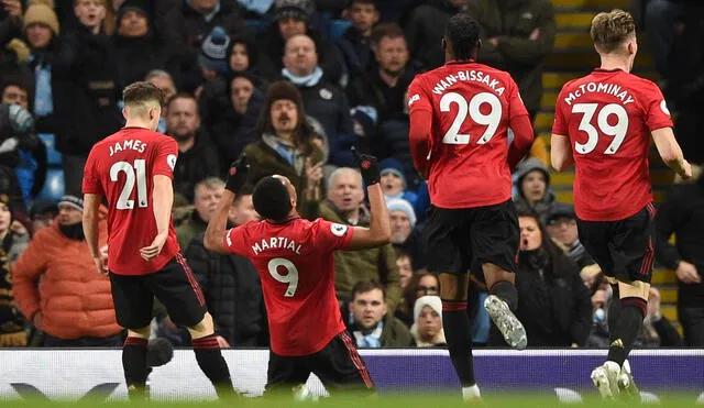 Manchester City vs Manchester United EN VIVO: los Red Devils vencen por 2-0 en el Derbi de Manchester. Foto: AFP.