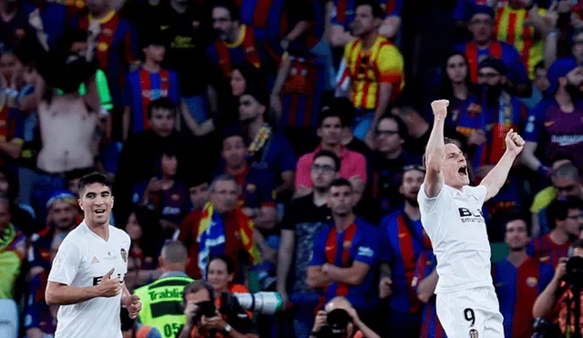 Barcelona vs. Valencia: Gameiro rompe la paridad con un golazo [VIDEO]