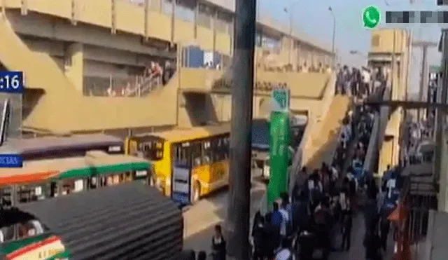 Metro de Lima: usuarios reportan extensas colas en diversas estaciones [VIDEO]