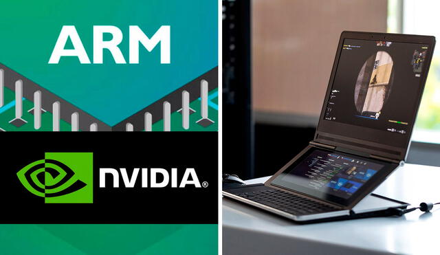 ARM, compañía que está en proceso de ser adquirida por NVIDIA, presenta su primera CPU para laptops con Windows. ¿Peligra Intel y AMD? Foto: The Verge, composición