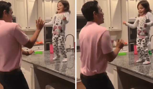 Facebook viral: madre vuelve a casa y ve a su esposo e hija en una enternecedora escena [VIDEO]