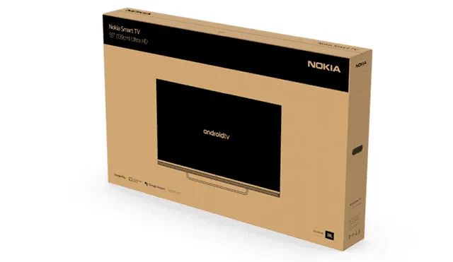 ¿Qué viene dentro de la caja del Nokia Smart TV? | Foto: Nokia.
