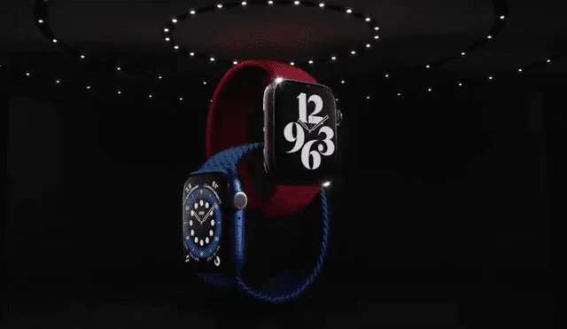 Nuevos colores disponibles del Apple Watch Series 6. | Foto: Apple