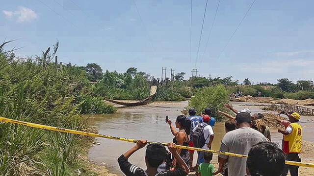Lluvias en Lambayeque arrasan casas y puentes