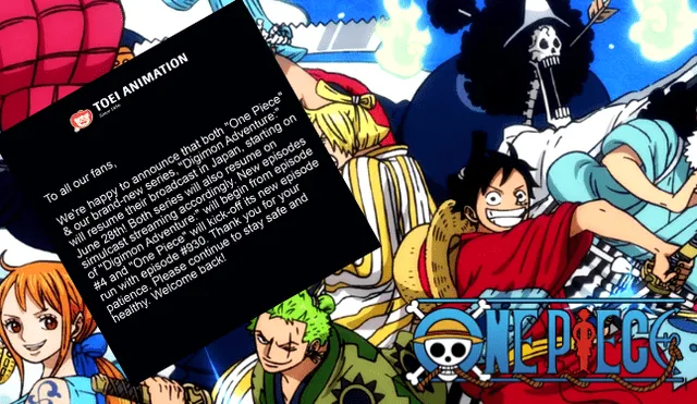 One Piece regresa (Foto: Toei Animation)