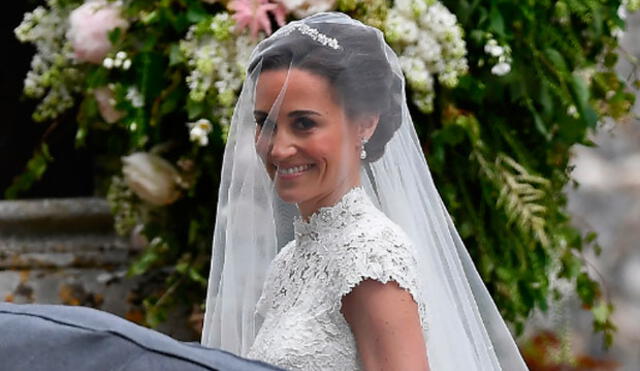 El recatado vestido que eligió Pippa Middleton para su boda