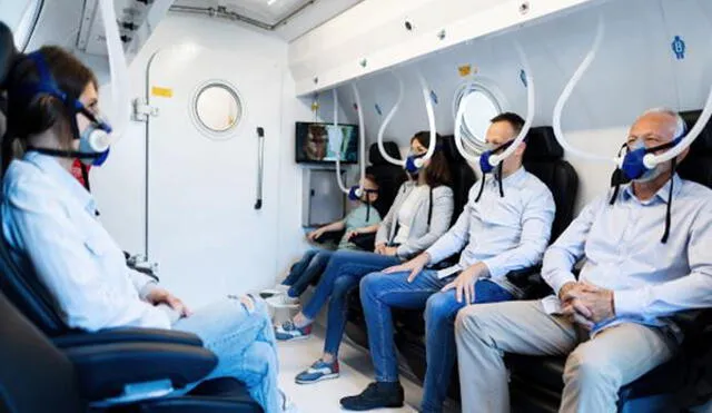 Imagen representativa de adultos dentro de una cámara hiperbárica | Foto: Universidad de Tel Aviv