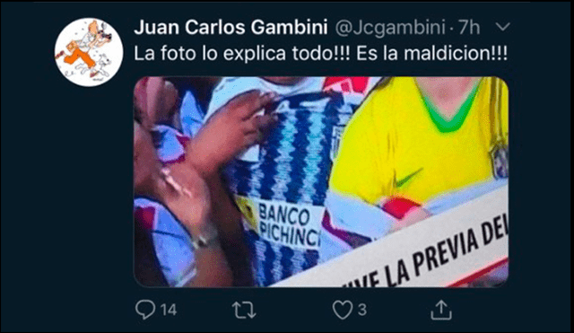 Periodista lanza polémito 'tuit' contra Pedro Gallese y culpa a Alianza Lima. Foto: Captura Twitter