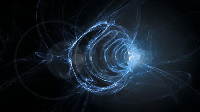Representación de un agujero de gusano, una estructura hipotética diferente a un túnel cuántico. Fuente: ESO.
