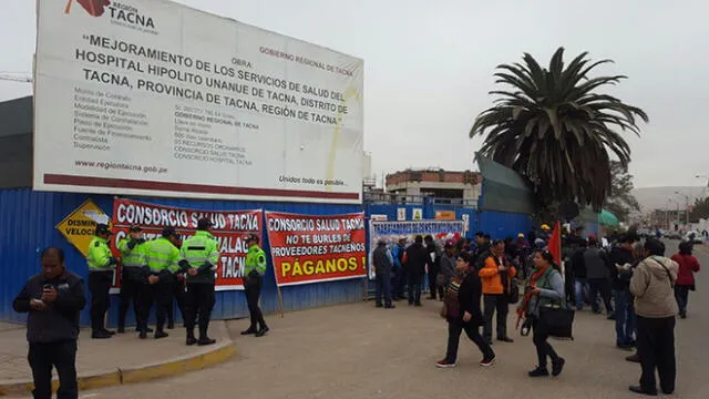 Proveedores reclaman por falta de pagos en construcción de hospital en Tacna [VIDEO] 