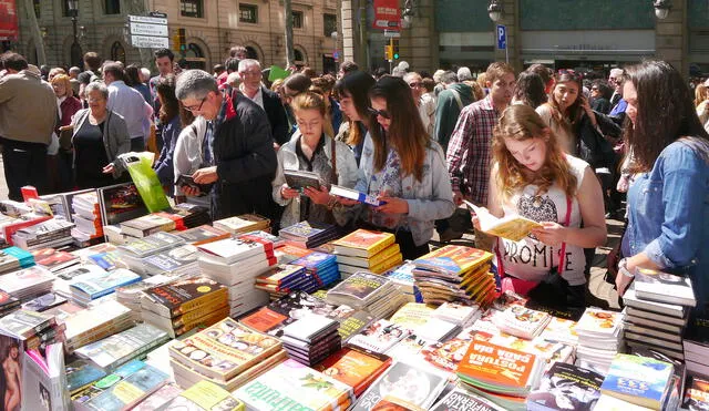 Día del libro en España. Foto: Internet.