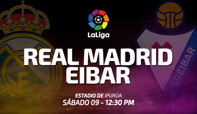 Real Madrid vs. Eibar EN VIVO por la Liga Santander