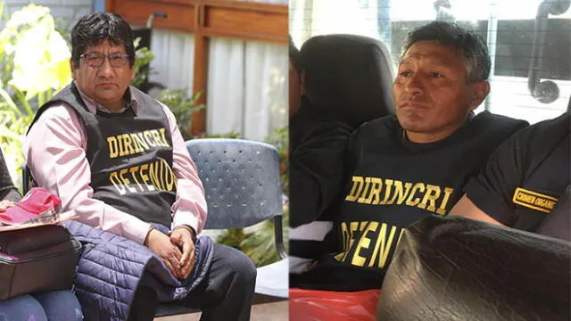 José Luis Chapa y Andres Saya. Los dirigentes fueron detenidos el jueves pasado en la madrugada en un operativo.