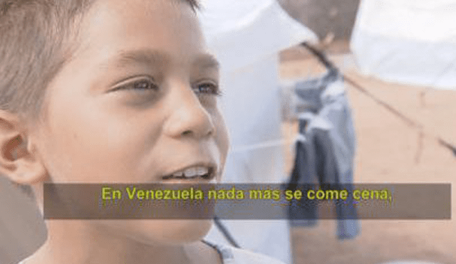 El desagarrador testimonio de un niño venezolano refugiado en Brasil [VIDEO]