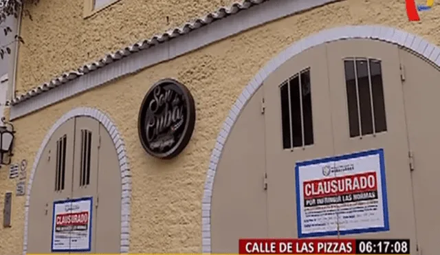 Miraflores: local en la Calle de las Pizzas vuelve a ser clausurado por no respetar horario