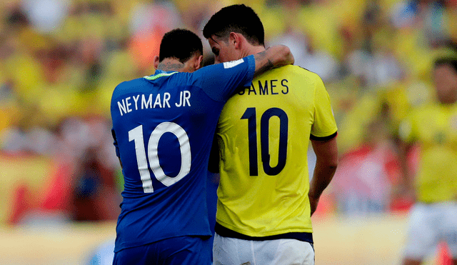 Eliminatorias Rusia 2018: ¿Qué se dijeron James y Neymar en Barranquilla? [VIDEO]