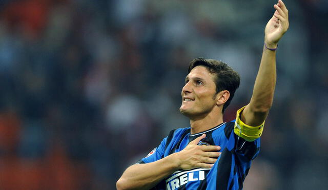 Javier Zanetti (Inter de Milán). Foto: AFP.