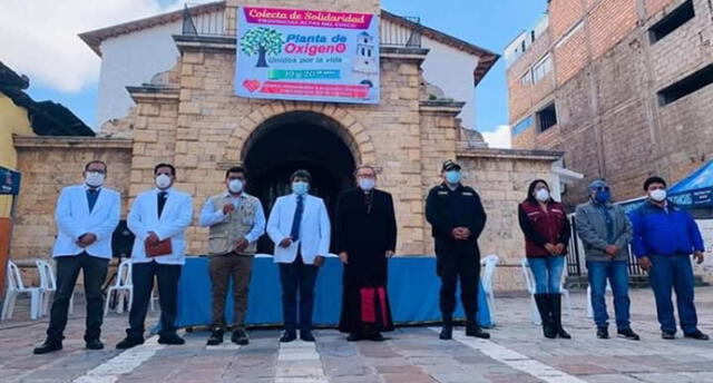 Realizan una colecta solidaria para implementar una planta de oxígeno a favor de las pacientes críticos con COVID-19 en Cusco.