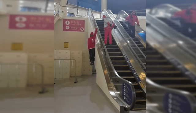 YouTube: Peligrosa forma de subir escaleras mecánicas se hace viral [VIDEO]