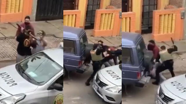 Policía Callao AK 47