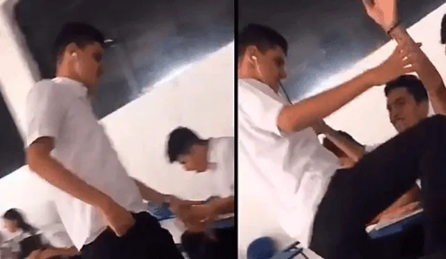 Facebook: escolar baila reggaeton y su profesor tiene épica reacción [VIDEO]