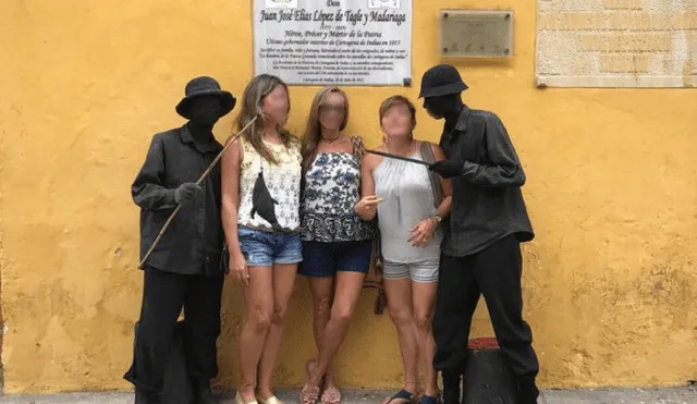 Facebook: 'estatuas humanas' roban a turistas mientras se toman fotos y ellas no lo notan [VIDEO]