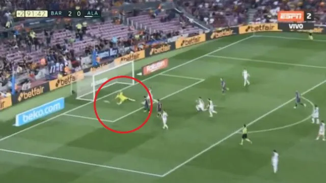 Lionel Messi y su genial jugada para marcar el 3-0 frente al Alavés [VIDEO]