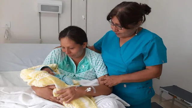 El primer bebé en Moquegua