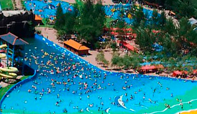 China: ‘tsunami’ en parque acuático deja 44 heridos [VIDEO]