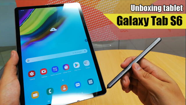 Samsung presenta la tableta Galaxy Tab S6 con lápiz digital S Pen