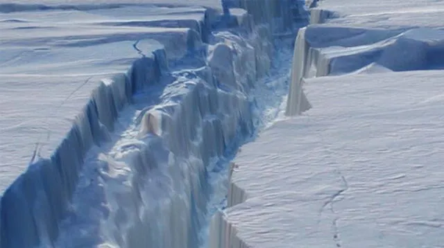 El iceberg D28 se desprendió de la plataforma Amery, en la Antártida. Foto: Referencial