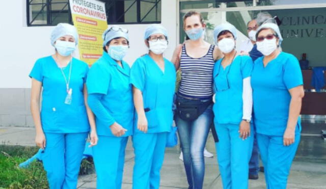 La actriz contó que fue la última persona a quien le pusieron la vacuna. Foto: Laly Goyzueta / Instagram
