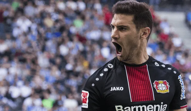 Lucas Alario quiere salir del Bayer Leverkusen. (Créditos: AFP)