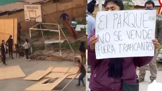 Invasión de terrenos. Créditos: Panamericana.