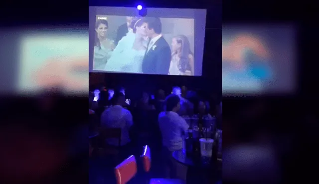 Facebook viral: fotos de Enrique Peña Nieto y Angélica Rivera fueron proyectadas en discoteca de México [VIDEO]  