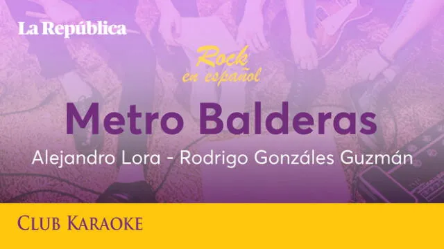 Metro Balderas, canción de Alejandro Lora y Rodrigo Gonzáles Guzmán